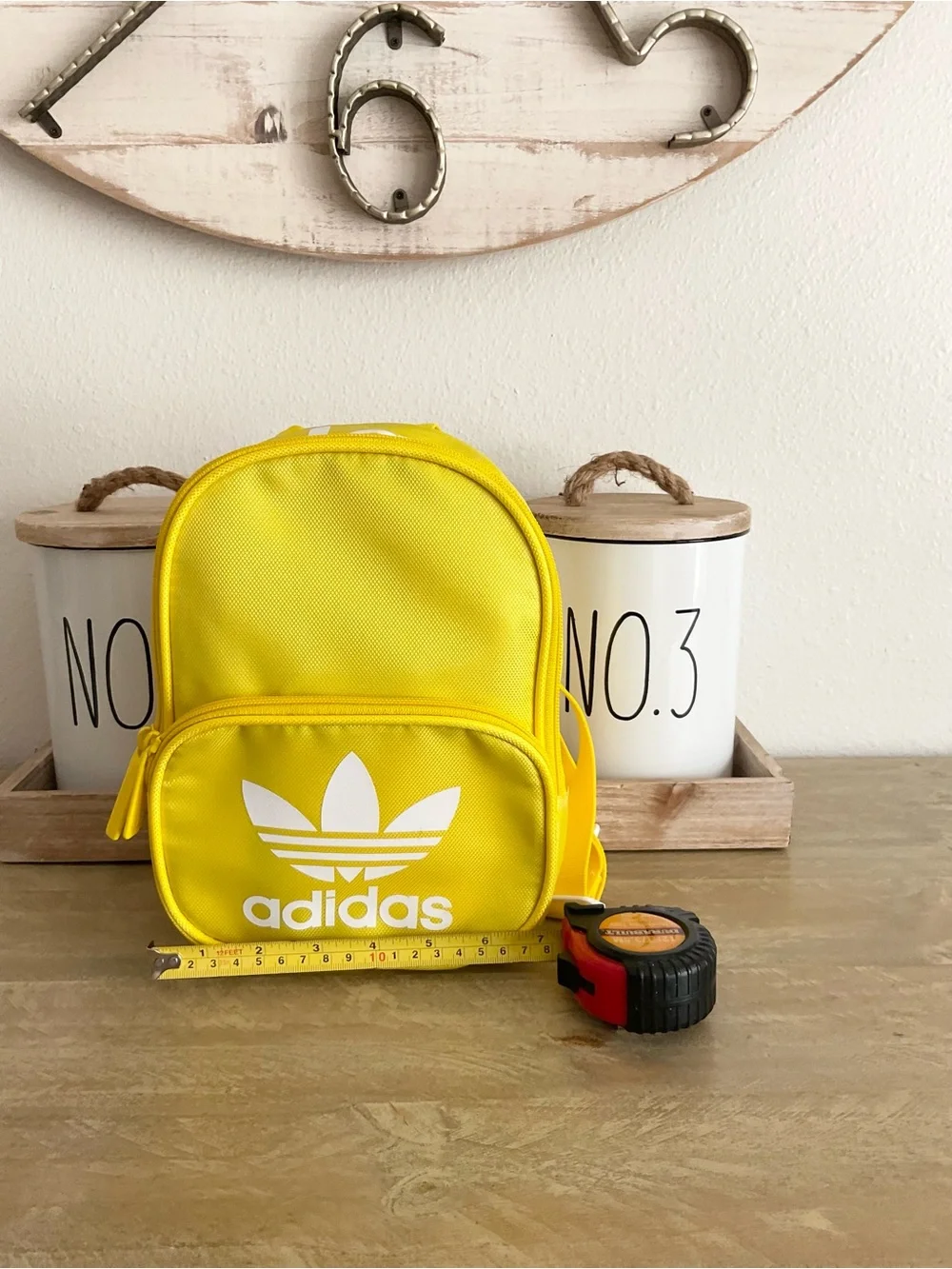 Adidas Yellow Mini Backpack
